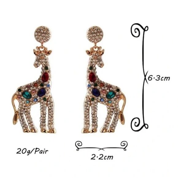Zara Exquisite Giraffe Design Earrings 🔥😍 - Picture 5 of 5